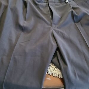 Black Pleated Trousers